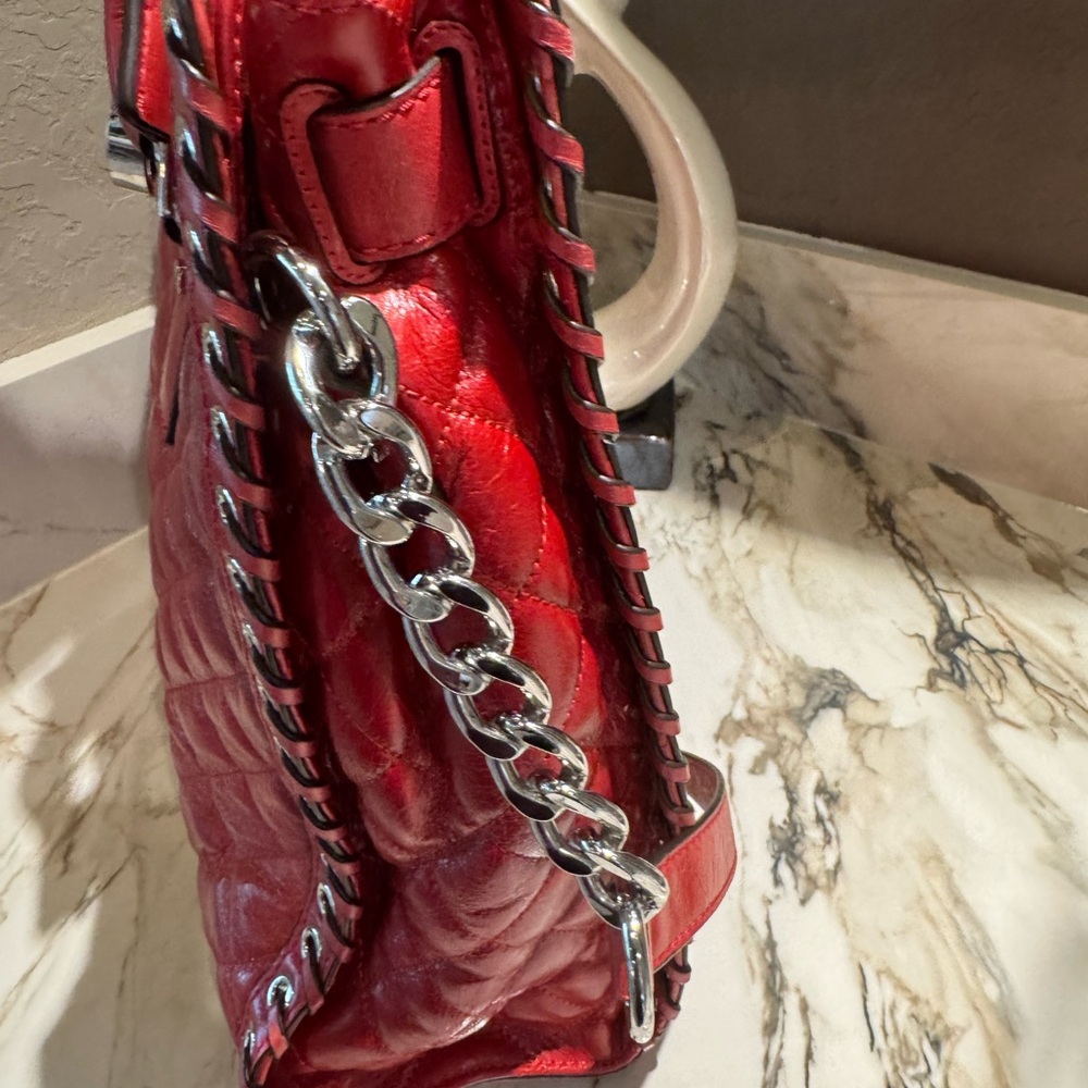 Michael Kors Hippie Grommet Hamilton Red - Picture 7 of 8